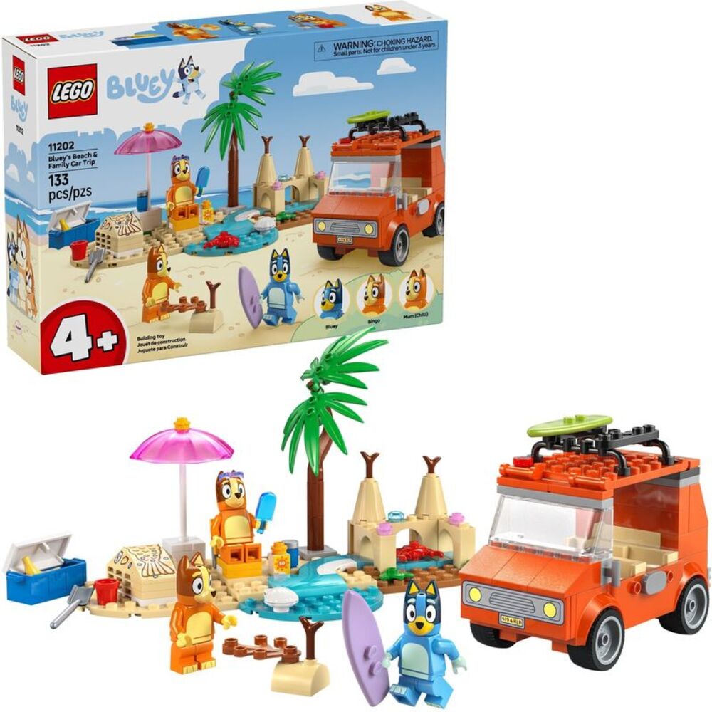 LEGO® Bluey's Beach & Family Car Trip 11202 COLLECTIBLES